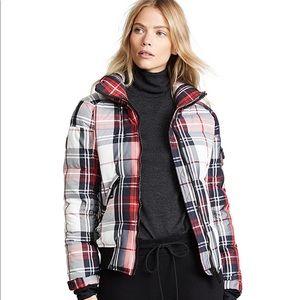 Sam. Plaid Freestyle Down Bomber Jacket - Alpine